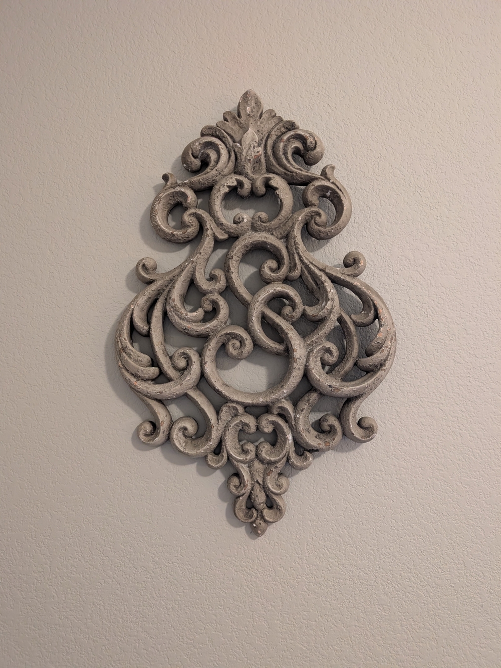 Ornate Scroll Wall Plaque Victorian Renaissance Decorative Wall Art